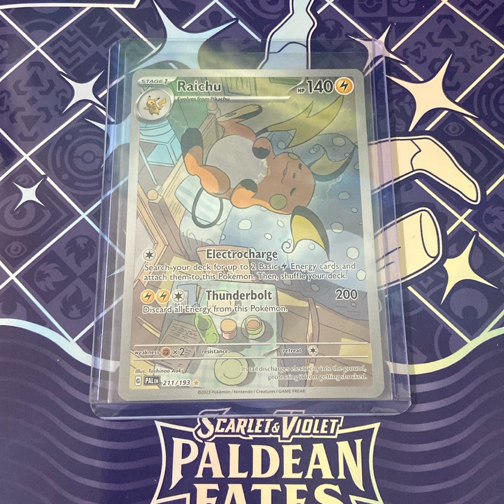 Paldea Evolved Illustration Rare Raichu